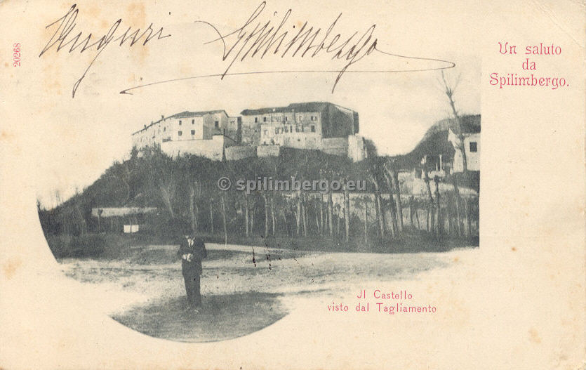 Spilimbergo, Castello dal Tagliamento 1900.jpg